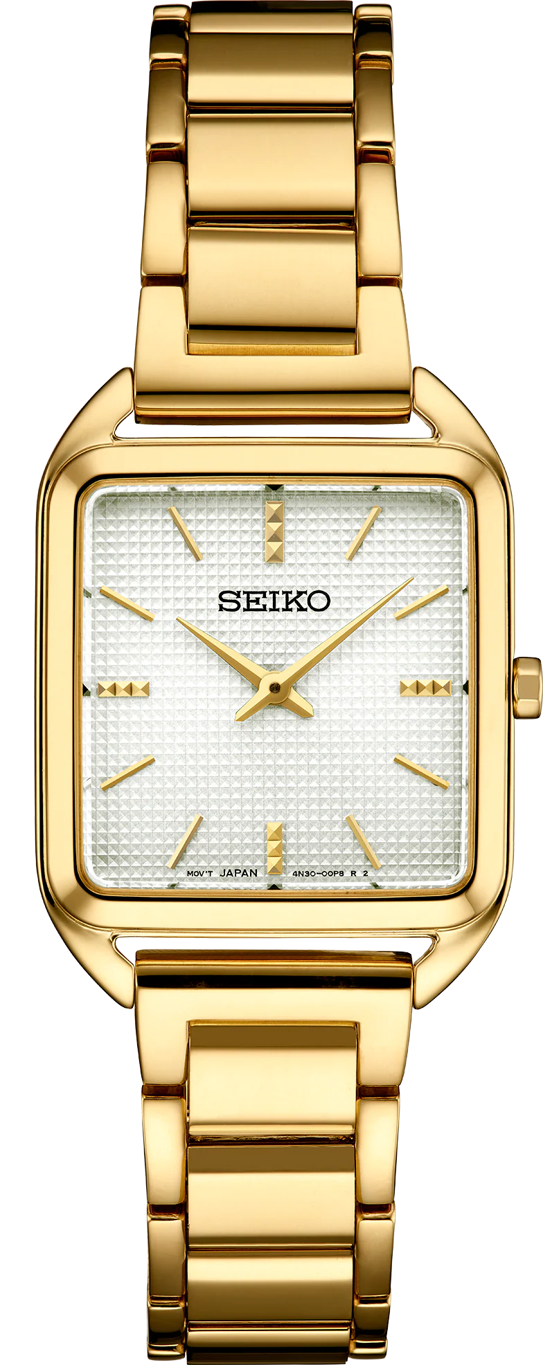 Seiko | Essentials SWR078 Ladies Square Gold Finish Watch