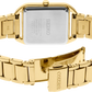Seiko | Essentials SWR078 Ladies Square Gold Finish Watch
