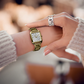 Seiko | Essentials SWR078 Ladies Square Gold Finish Watch