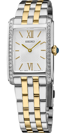 Seiko Essentials Crystals TT Quartz Silver Dial SWR093