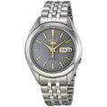 Seiko 5 Sport Automatic Grey Dial Stainless Steel Men's Watch SNKL19
