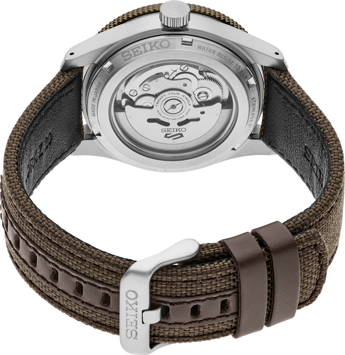 Seiko | 5 Sports Field Series Brown Nylon Strap Automatic Brown Dial Men's Watch HDB009