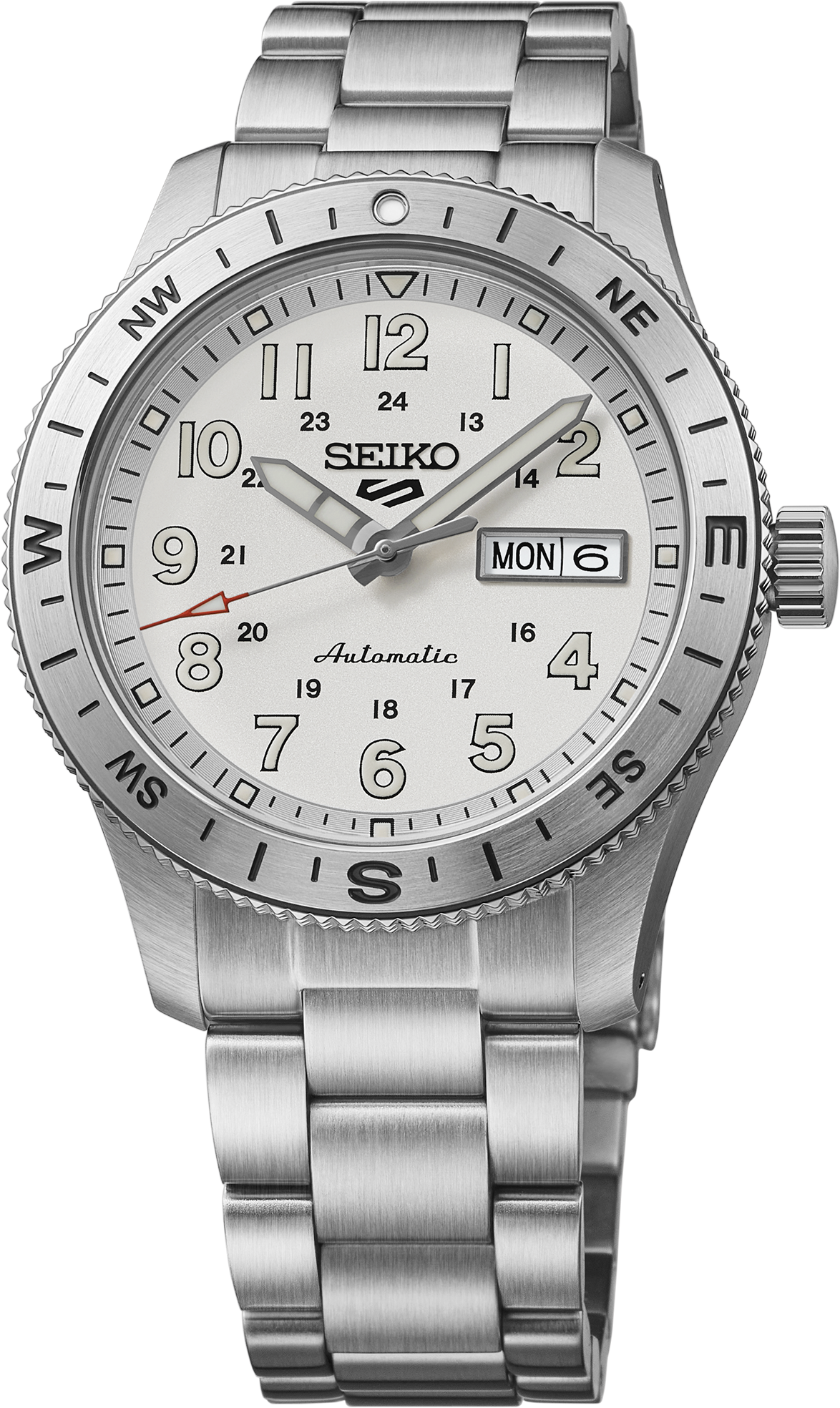 Seiko | 5 Sports Field Series Stainless Steel Automatic White Dial HDB007