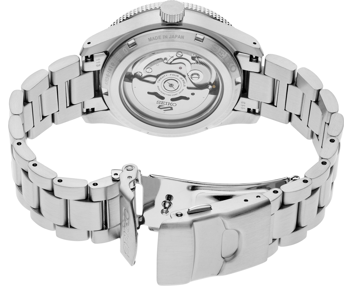 Seiko | 5 Sports Field Series Stainless Steel Automatic White Dial HDB007