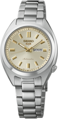Seiko | 5 Sports Stainless Steel Automatic Ivory Dial Ladies Watch SRE023