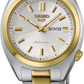 Seiko | 5 Sports Two Tone Automatic White Dial Ladies Watch SRE024