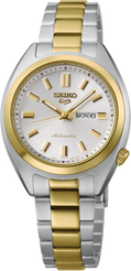 Seiko | 5 Sports Two Tone Automatic White Dial Ladies Watch SRE024
