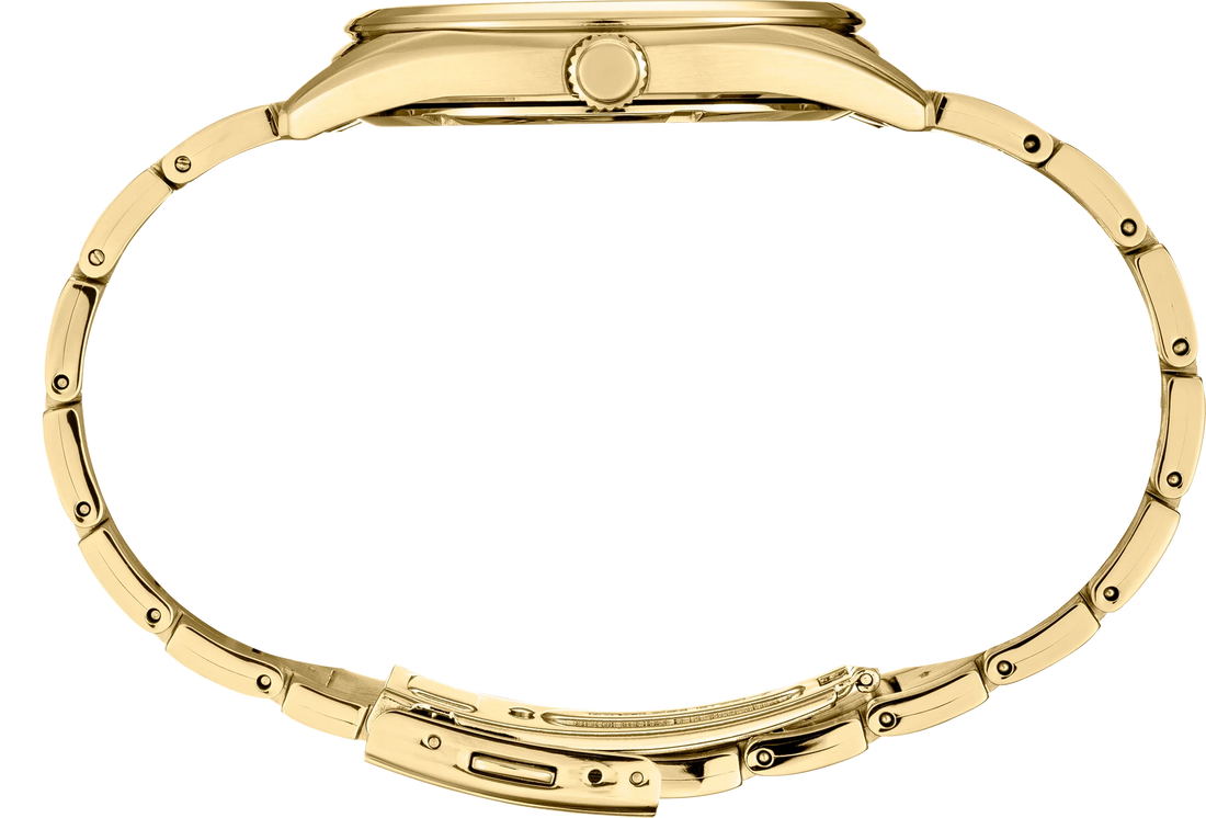 Seiko | SUR314 Essentials Gold Finish White Dial Watch waterproof