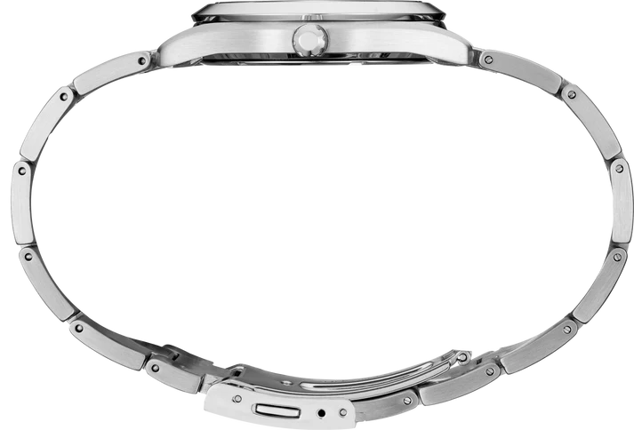 Seiko | Essentials Stainless Steel Quartz Black Dial Men's Watch SUR361