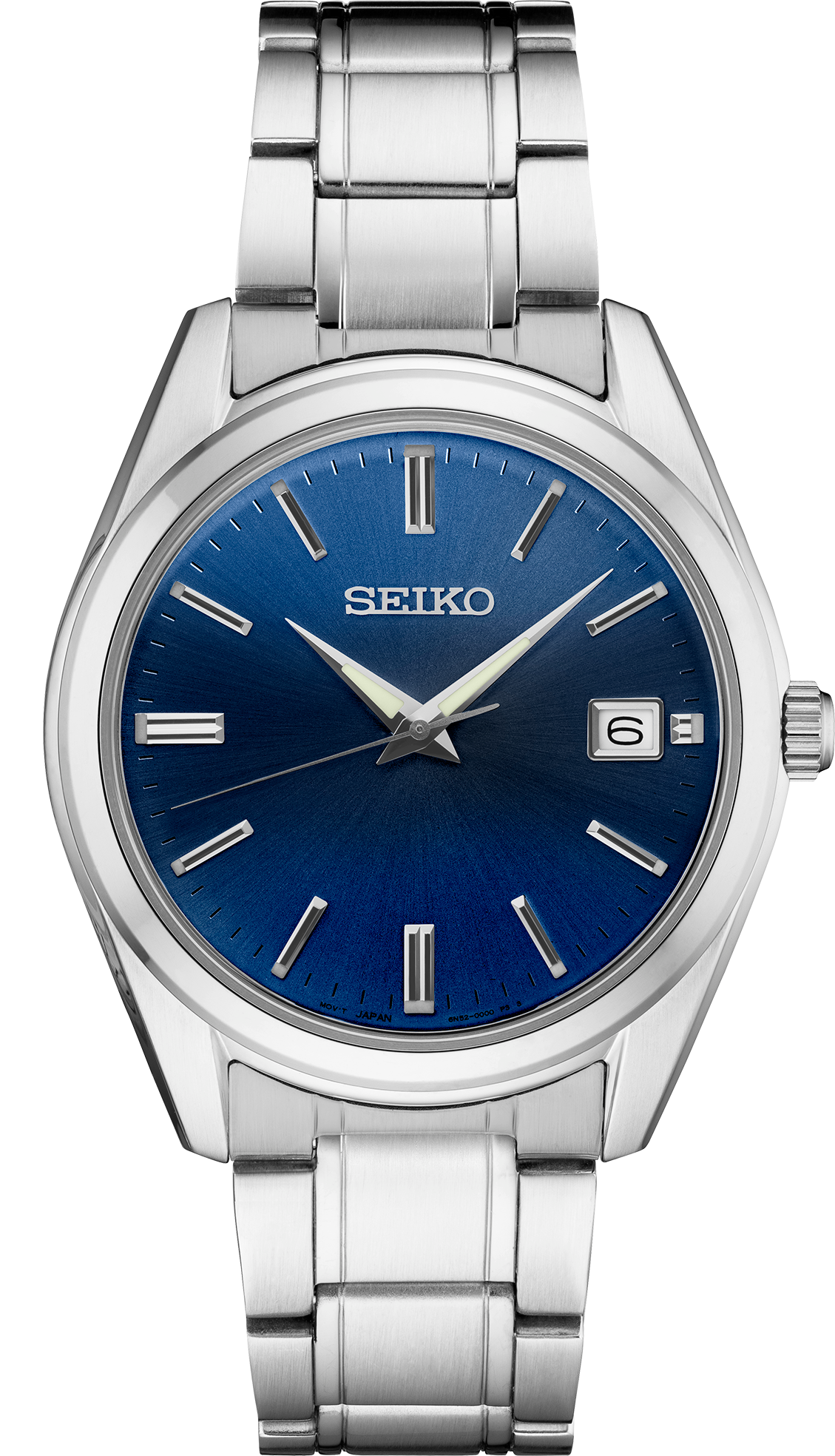 Seiko | Essentials Stainless Steel Quartz Blue Dial Watch SUR309