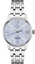Seiko | Presage Ladies Automatic SRP841 Stainless Steel Light Blue Cocktail Time Watch