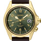 Seiko | SPB210 Prospex Luxe Alpinest SS Automatic Brown Leather Green Dial Watch