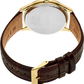 Seiko | SRK050 Essentials White Dial with Brown Leather Strap Men's Watch side roman numeral