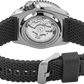 Seiko | SRPD93 Seiko 5 Sports Black Silicone Strap and Blue Sunray Dial Automatic Movement