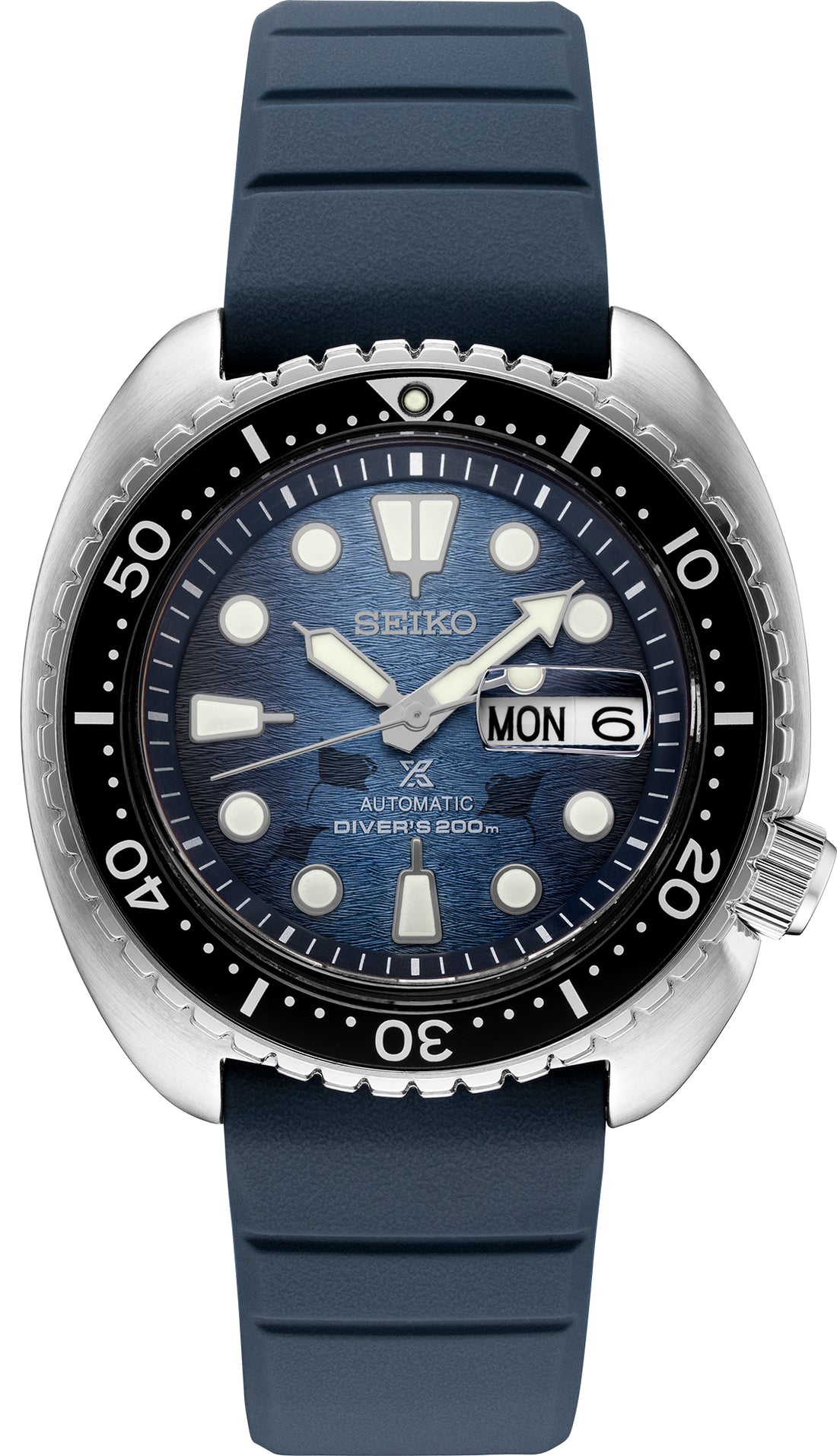 Seiko | SRPF77 Prospex Men's Automatic Silicone Blue Special Edition “Manta Ray” Diver 200m Watch