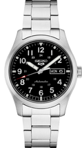 Seiko | SRPG27 Seiko 5 Sports Men's Stainless Steel Black Dial Automatic Watch