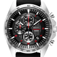 Seiko | SSB325 Essentials Chronograph Black Silicone Strap Men's Watch