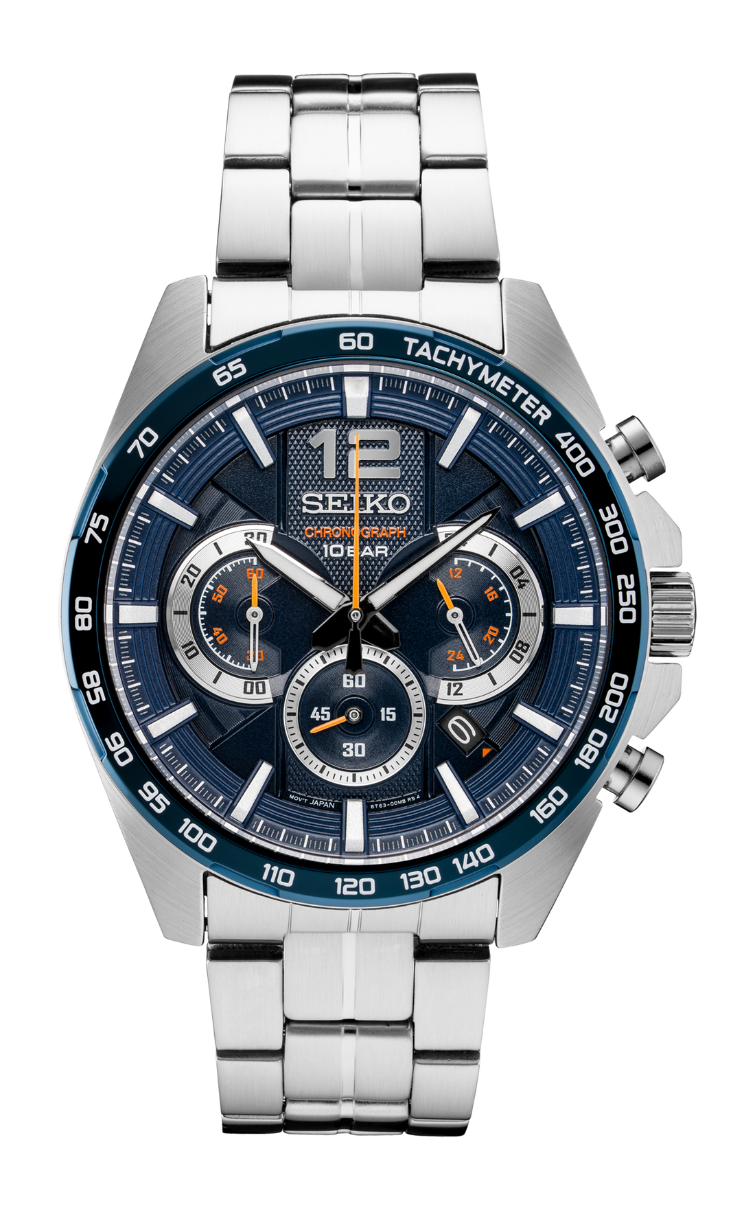 Seiko | SSB345 Essentials Blue Bezel Men's Watch