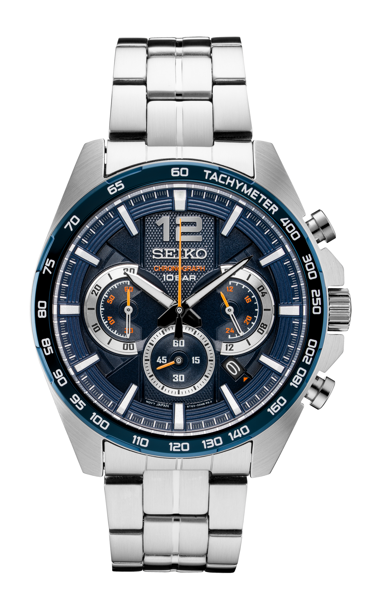 Seiko | SSB345 Essentials Blue Bezel Men's Watch