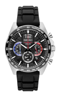 Seiko | SSB347 Essentials SS Chronograph Black Dial