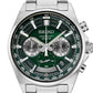 Seiko | SSB405 Essentials Men's Quartz Chronograph Stainless Steel Green Watch