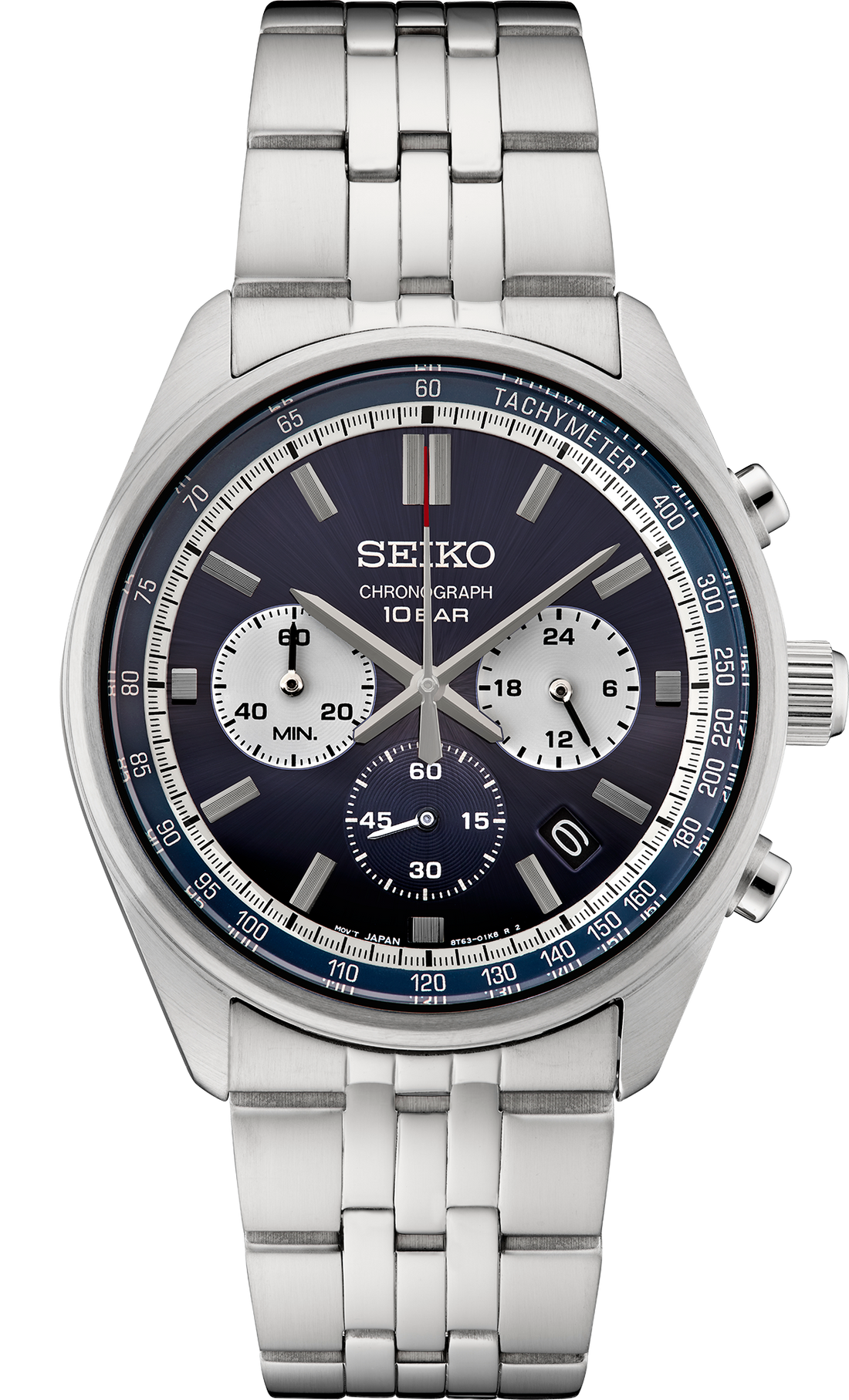 Seiko | SSB427 Essentials Chronograph Blue Dial with Tachymeter