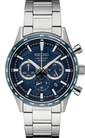 Seiko | SSB445 Essentials Quartz Chronograph Blue Dial with Stainless Steel Bracelet