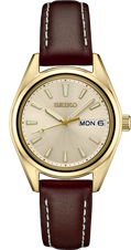 Seiko | SUR456 Essentials Ladies Classic Quartz Champagne Dial Watch
