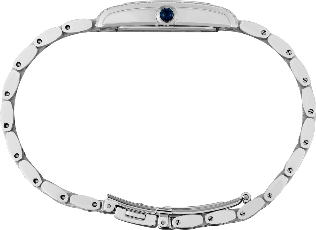 Seiko | SWR090 Ladies Essentials Crystal Bezel Silver Dial Quartz Movement