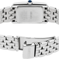 Seiko | SWR090 Ladies Essentials Crystal Bezel Silver Dial Quartz Movement Rectangle