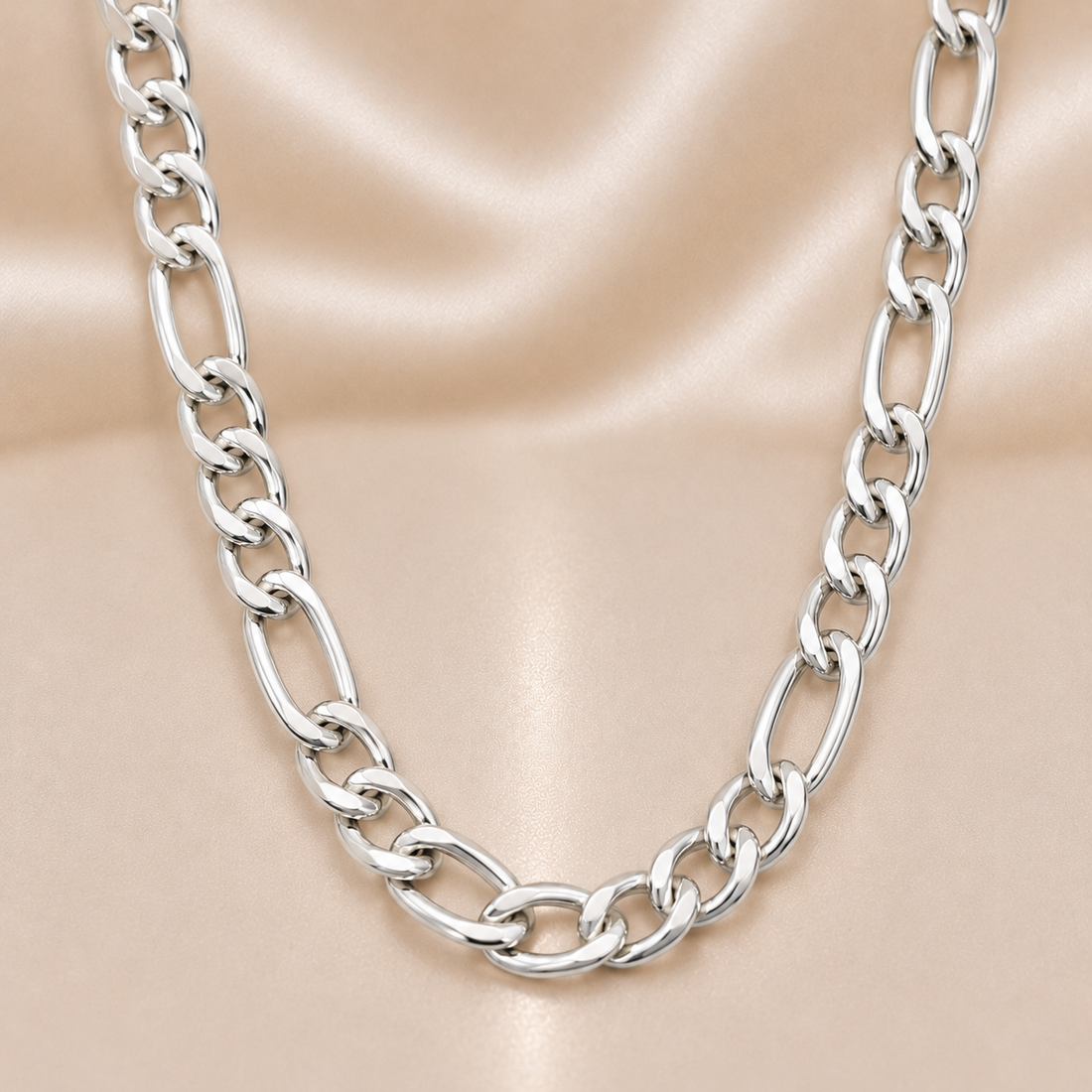 Sterling Silver | 7mm Figaro Chains