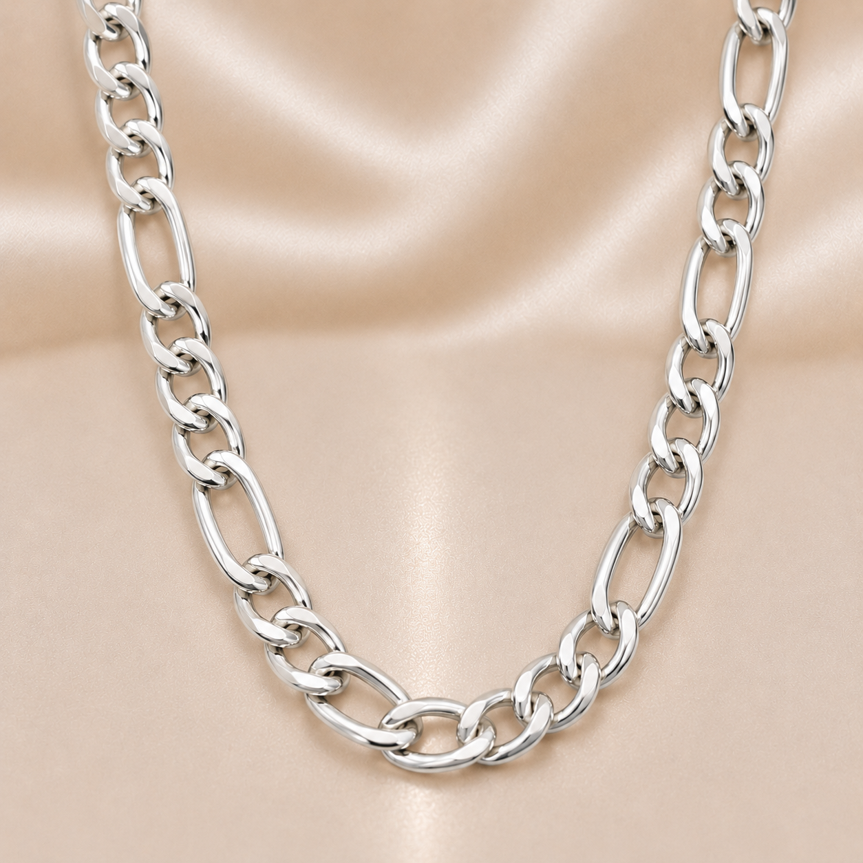 Sterling Silver | 7mm Figaro Chains