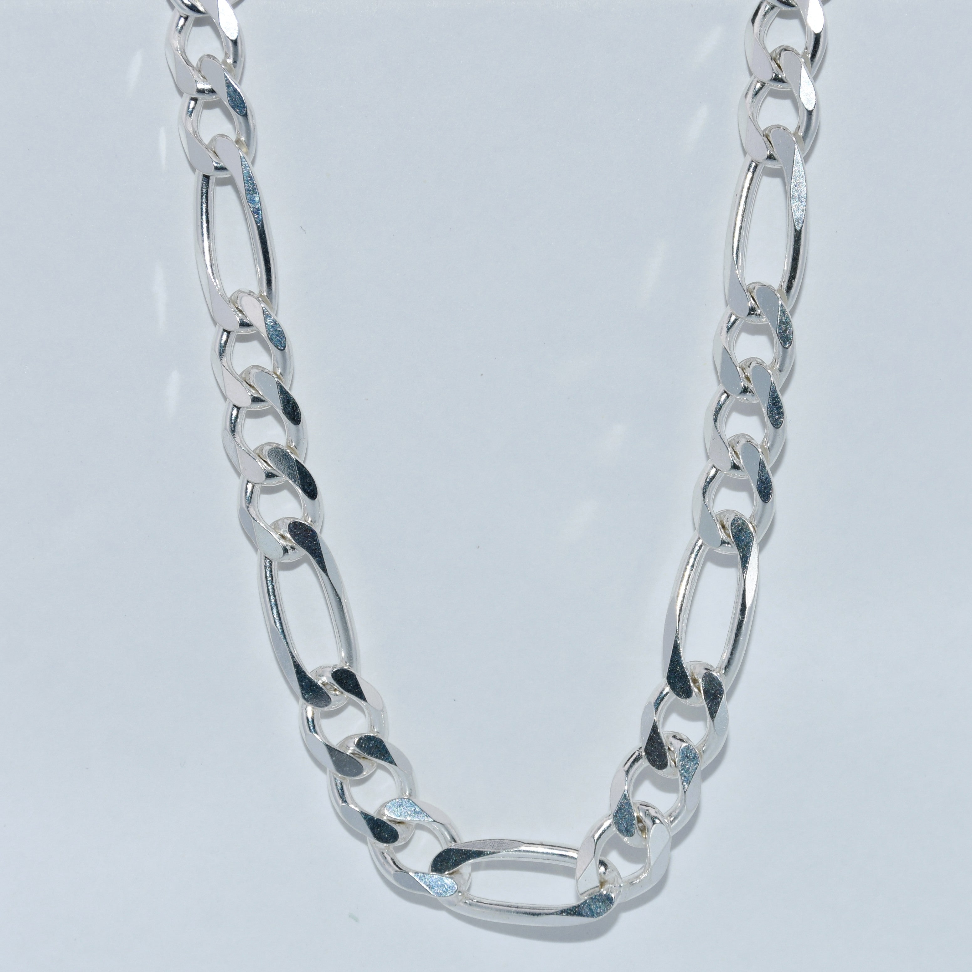 Sterling Silver | 7mm Figaro Chains 22" 24" 26"
