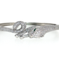 Sterling Silver | CZ Panther Bangle