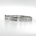 Sterling Silver| Designer-Inspired Bangle Bracelet
