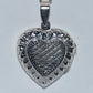 Sterling Silver | Large Heart Locket Charm/ Pendant