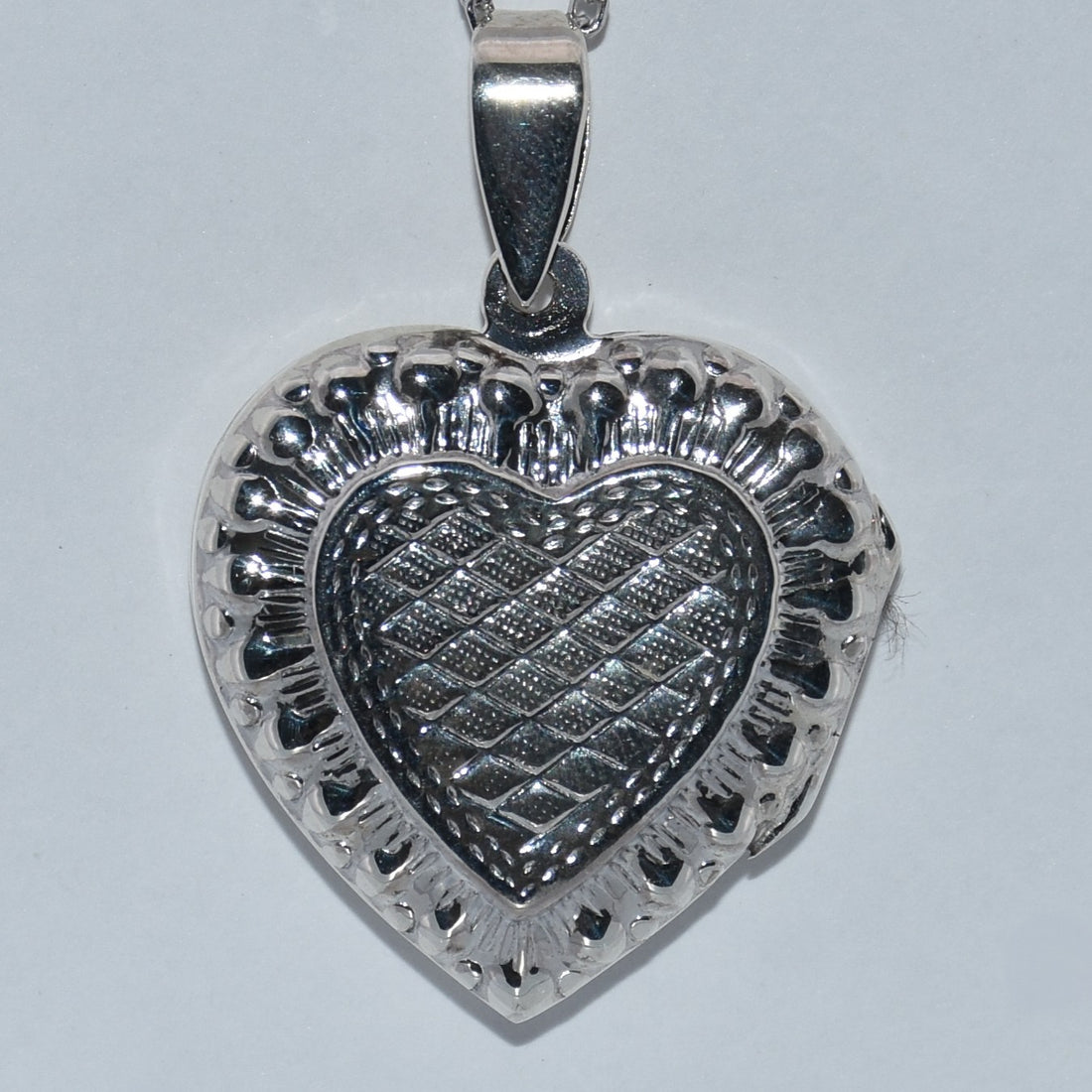 Sterling Silver | Large Heart Locket Charm/ Pendant