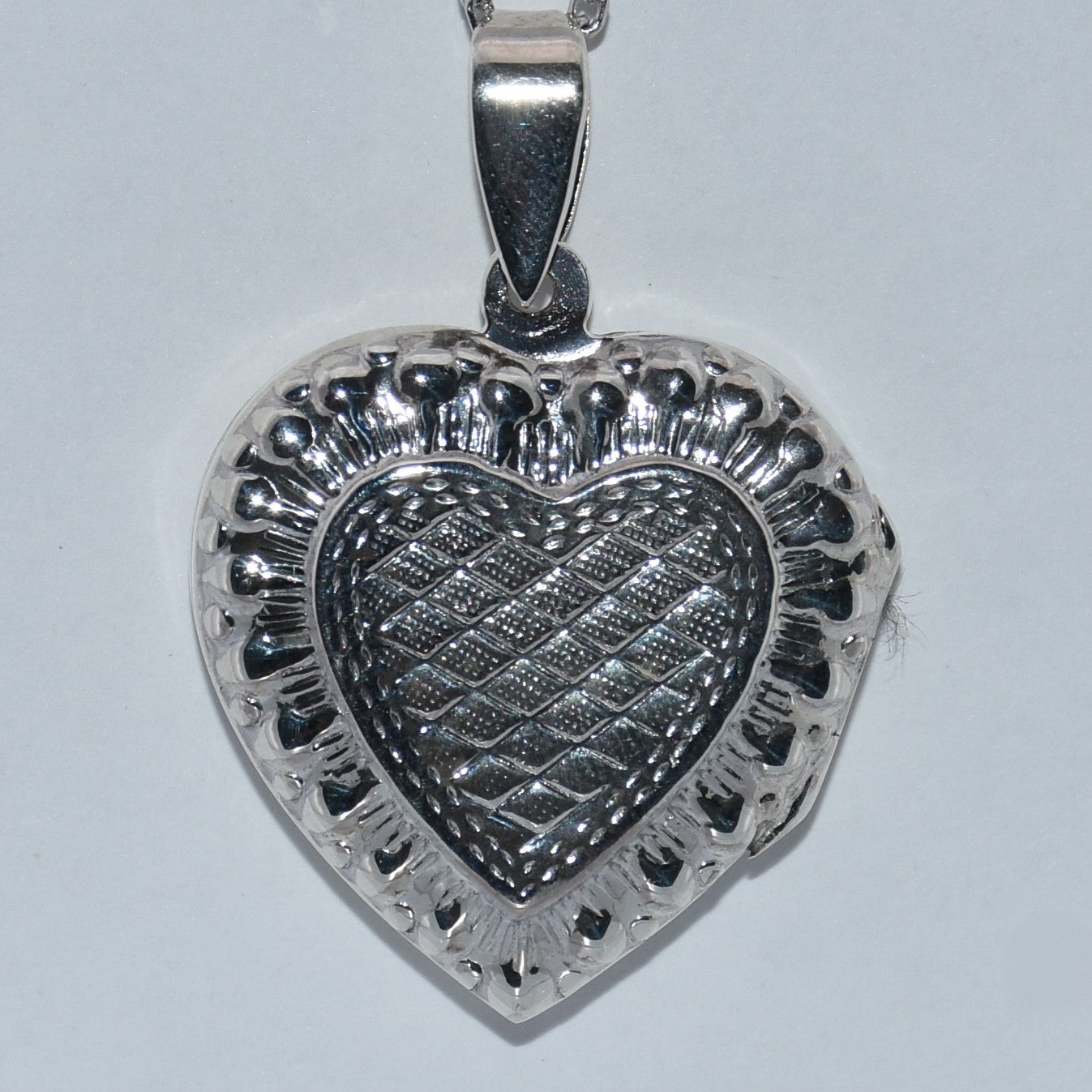 Sterling Silver | Large Heart Locket Charm/ Pendant