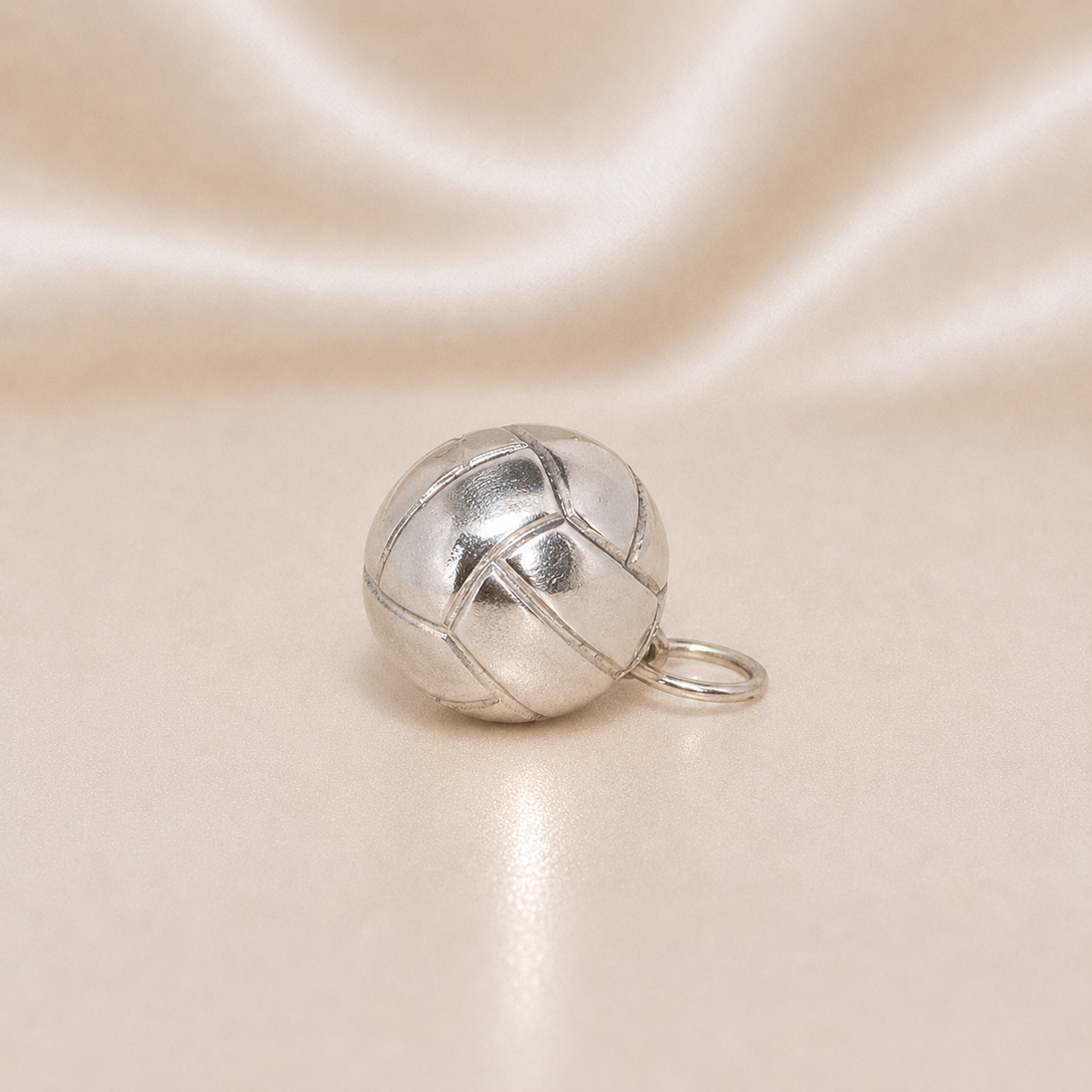 Sterling Silver | Volleyball Pendant