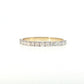 14K Gold | .50ct Round Natural Diamond 14K Gold Wedding Band
