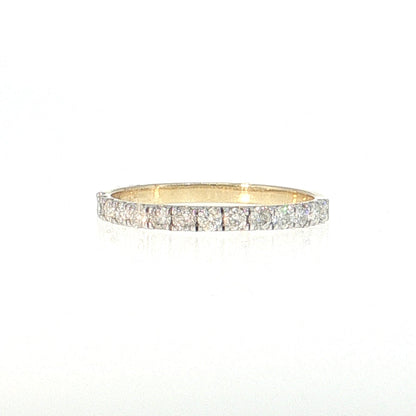 14K Gold | .50ct Round Natural Diamond 14K Gold Wedding Band