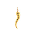 19.2K Portuguese Gold | Horn of Plenty Ridged Pattern Charm