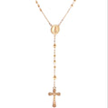 19.2K Portuguese Gold | 2mm Beaded 18" Holy Rosary