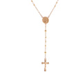 19.2K Portuguese Gold | 1mm Beaded 18" Holy Rosary