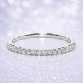 White Gold 14K Gold .25ct Natural Diamond Wedding Bands | Paradise Jewelry