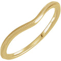 14K Gold | Classic Contour Band in Yellow Gold