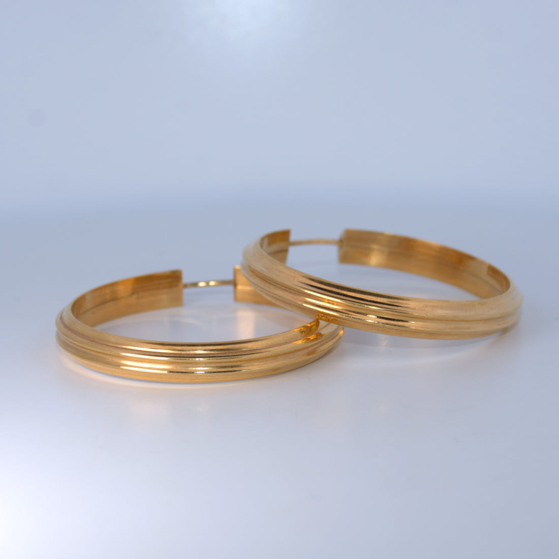 19.2K Portuguese Gold | Designed Hoop