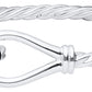 Cape Cod | Evening Tide 7" Sterling Silver Twist Loop & Ball Cape Cod Bracelet