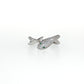 green Sterling Silver | Pavé CZ Snake Bypass Ring with Color Accent Stones