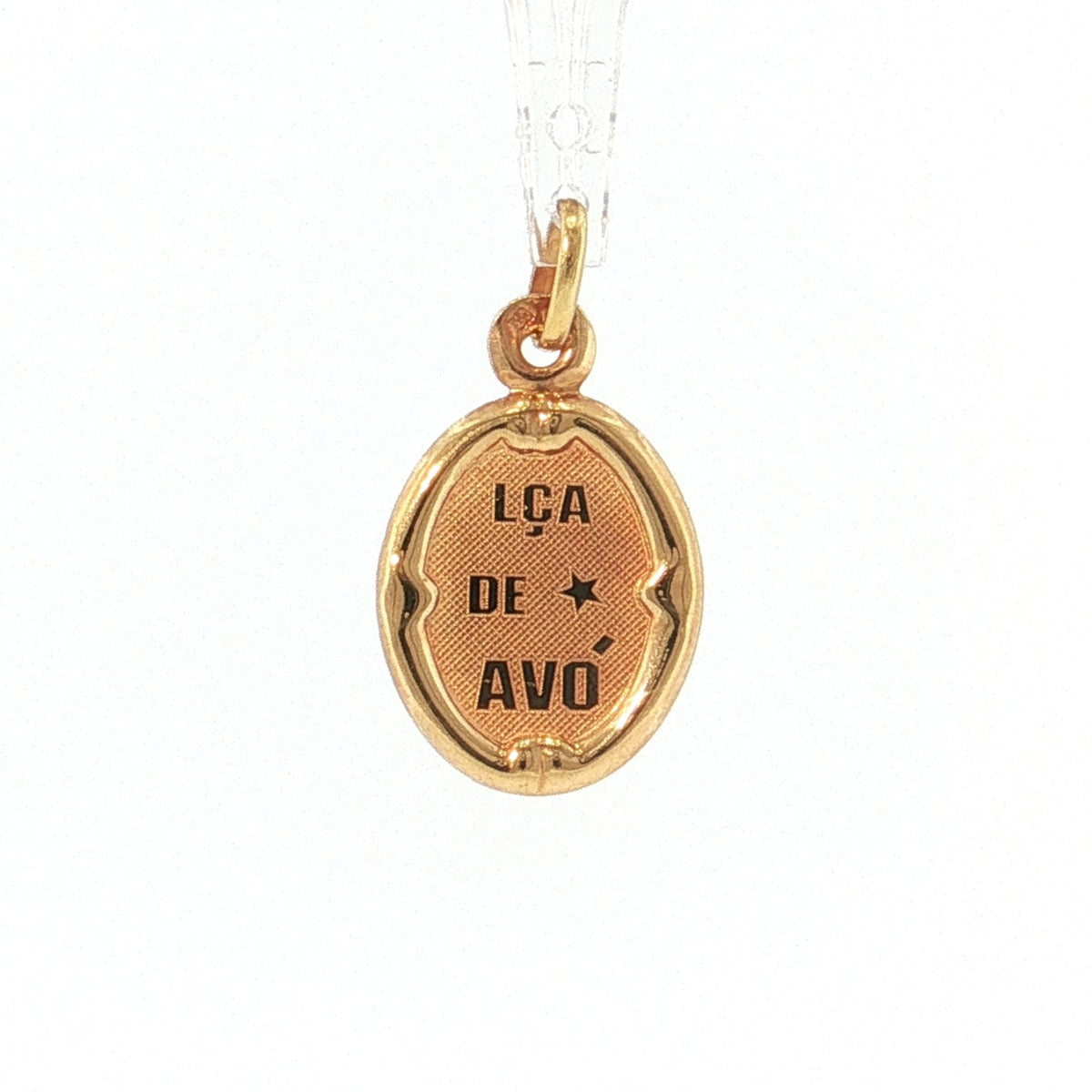 large oval 19.2K Portuguese Gold | Large Lca. de Avó (Grandmother) Charms